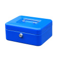 Euro Safety Cashier Metal Storage Cash Box with Key Lock in 8 inch